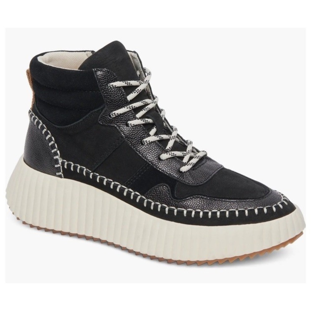 Dolce Vita Women's Daley Sneaker Black Multi Suede, Size 7.5‎ New Without Box